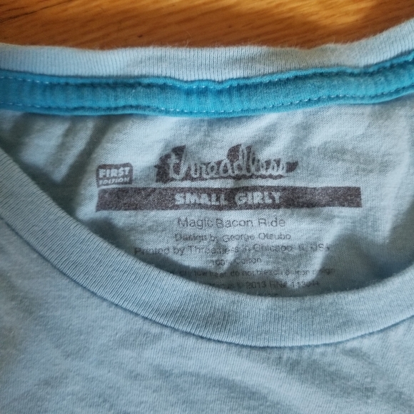Magic Bacon Ride Threadless shirt (small girly) - Picture 3 of 3